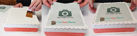 Steps to Apply Edible Photo