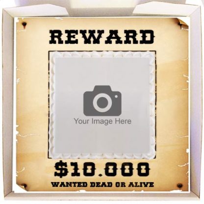wanted poster frame