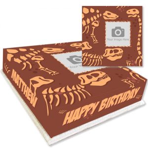 Dinosaur Bones Photo Cake