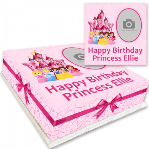 princess photo cake