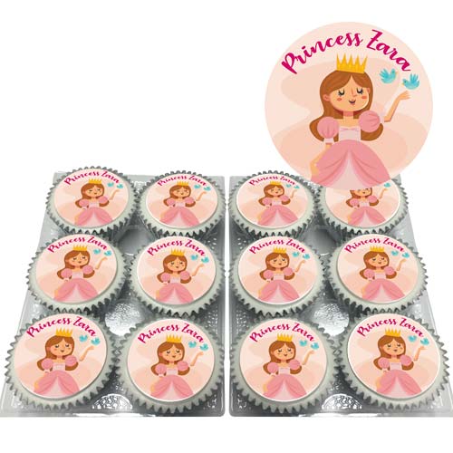 Princess Cupcakes With Text