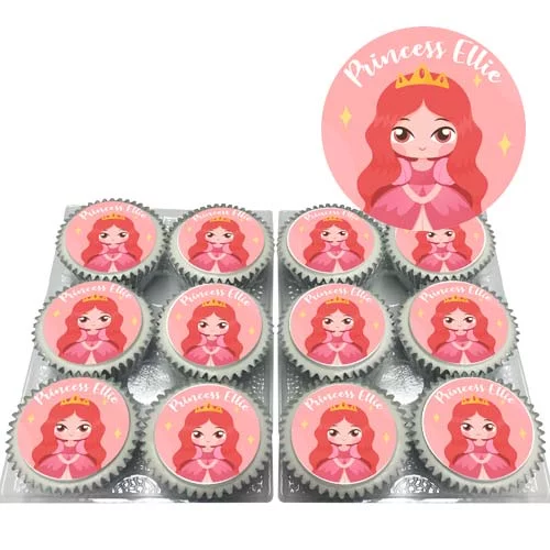 Red Princess Cupcakes