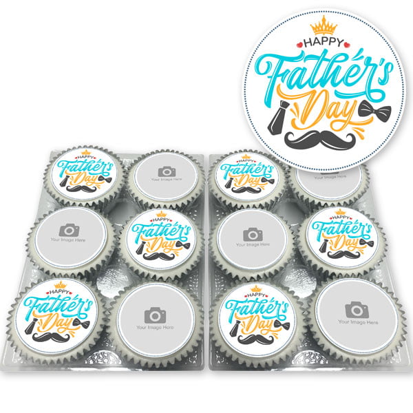 Father's Day Photo Cupcakes by EatYourPhoto