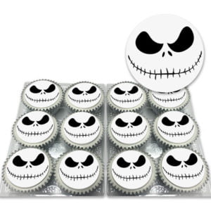Nightmare Skull Halloween Cupcakes