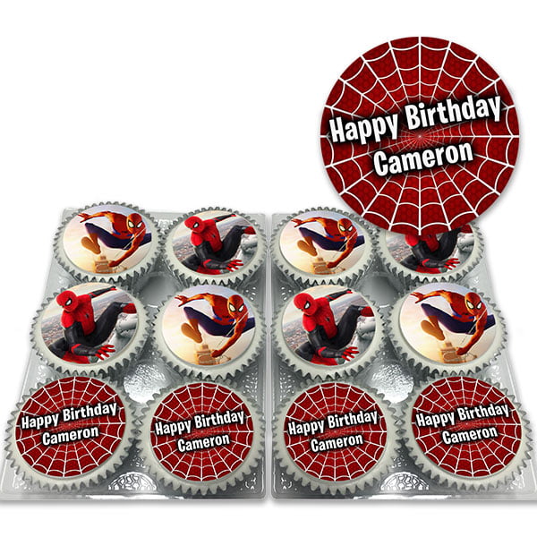 Spiderman Birthday Cupcakes Delivered