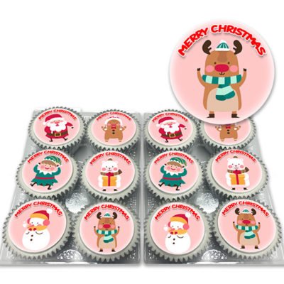 Christmas Character Cupcakes