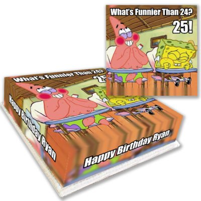 Buy Spongebob What's Funnier Birthday Cake Delivered