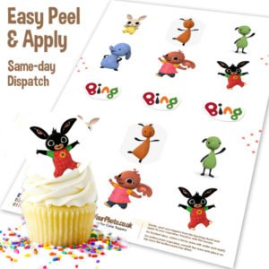 Bing Character Cupcake Toppers
