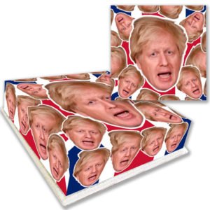 Boris Johnson Face Birthday Cake