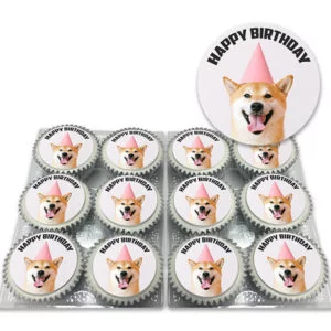 Order Cute Dog Birthday Cupcakes for Delivery