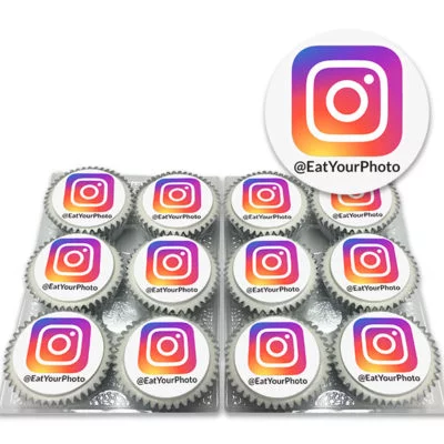 Order Instagram Handle Cupcakes