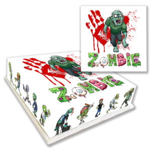 Zombie Halloween Character Cake
