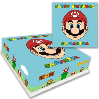 Personalised Mario Birthday Cake Delivered UK