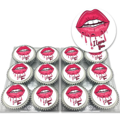 Lips Cupcakes
