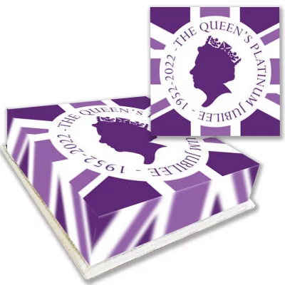 Queens Jubliee Purple Flag Cake